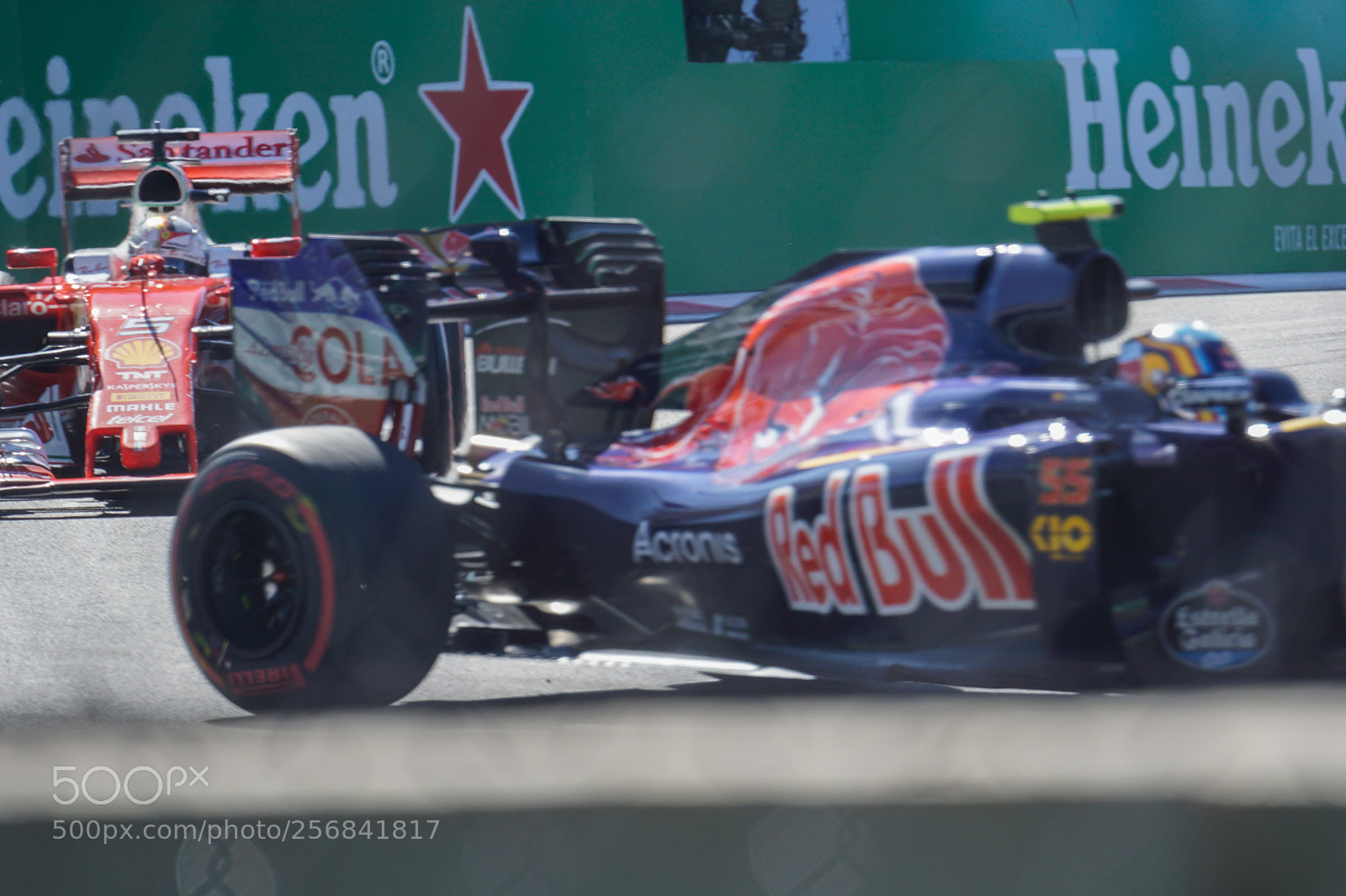 Sony a6000 sample photo. Vettel chasing @ mexico gp photography