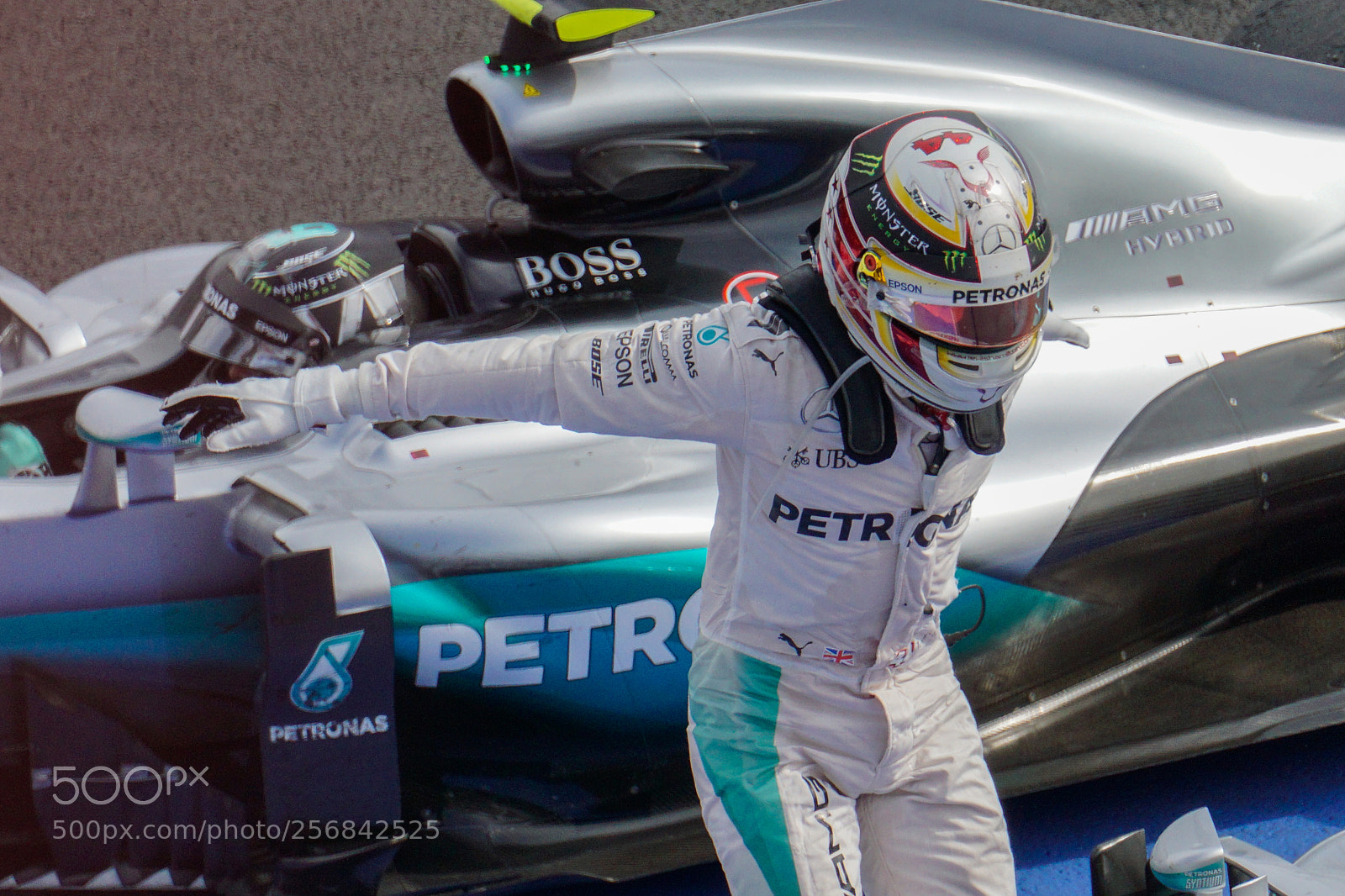 Sony a6000 sample photo. Lewis hamilton celebrating mexico photography