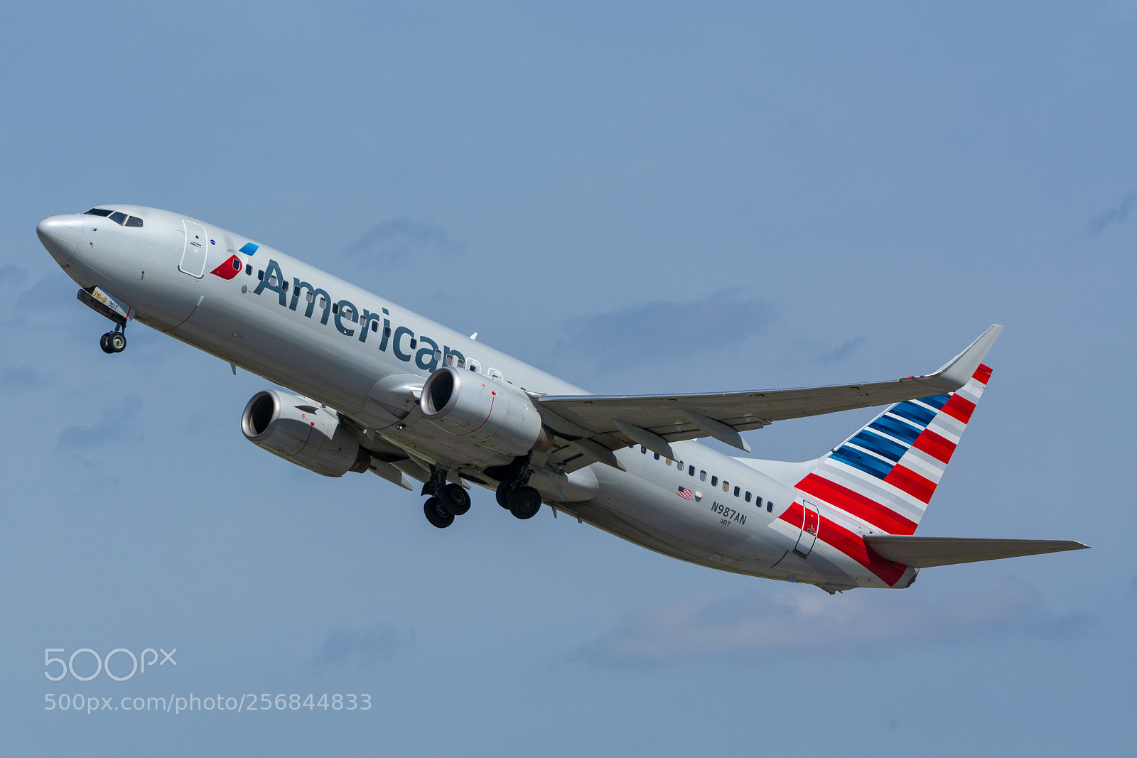 Nikon D7100 sample photo. American airlines boeing 737-823 photography