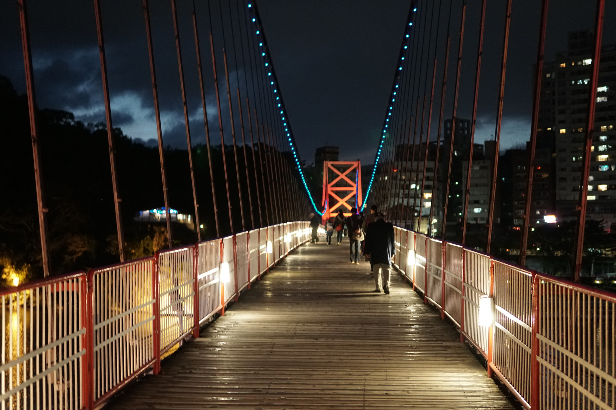 Sony a6300 + Sigma 30mm F1.4 DC DN | C sample photo. Bitan suspension bridge photography