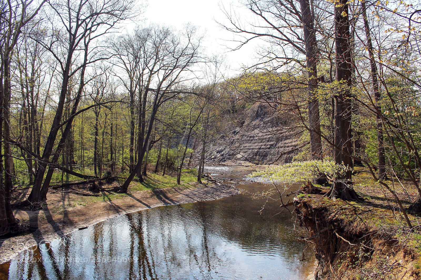 Canon EOS 100D (EOS Rebel SL1 / EOS Kiss X7) sample photo. River_cliff_metroparks photography