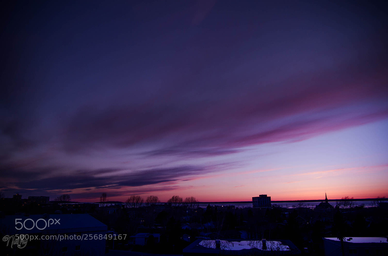 Pentax K-30 sample photo. Purple sky photography