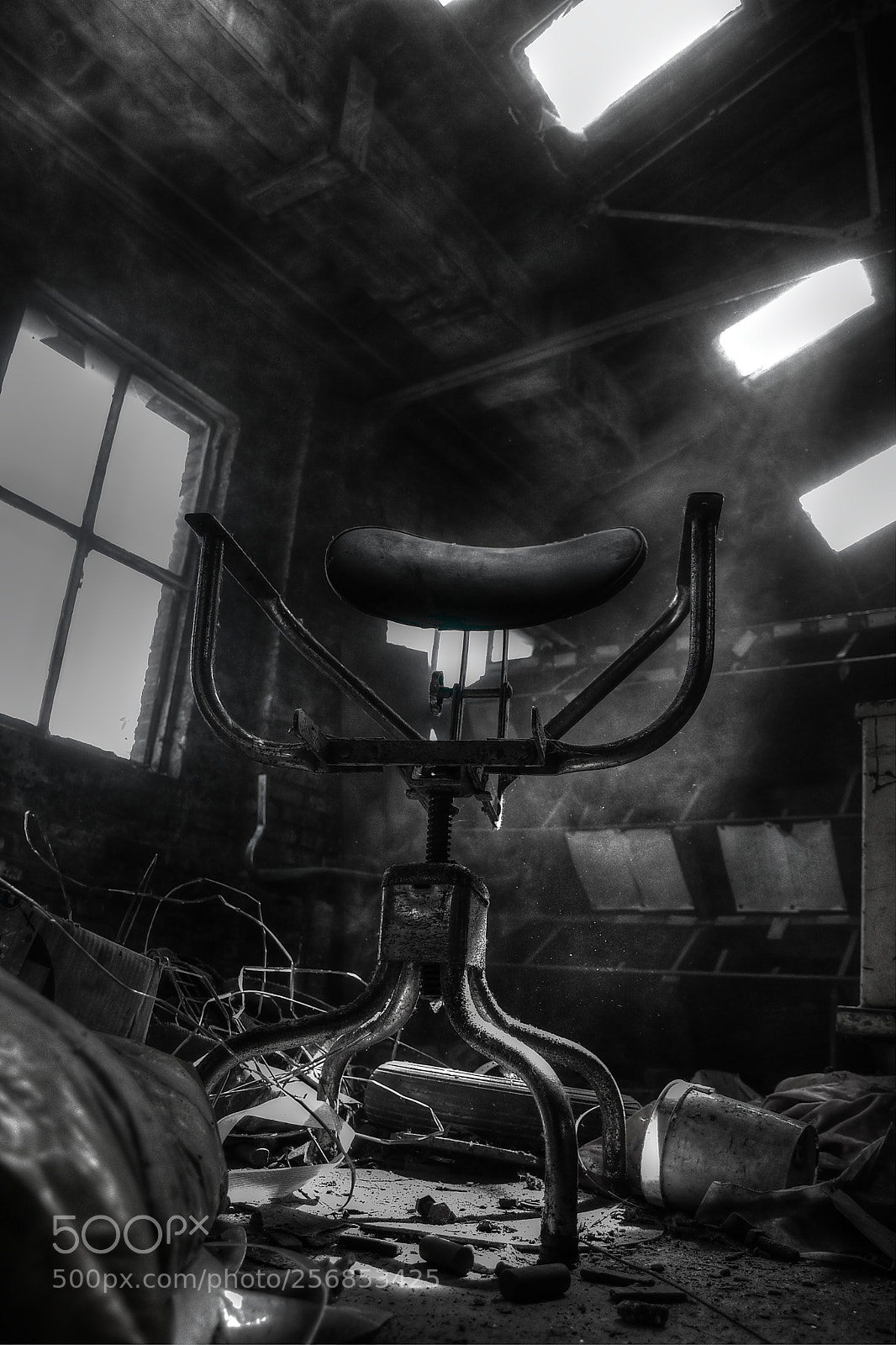 Nikon D7200 sample photo. Chair b&w  photography
