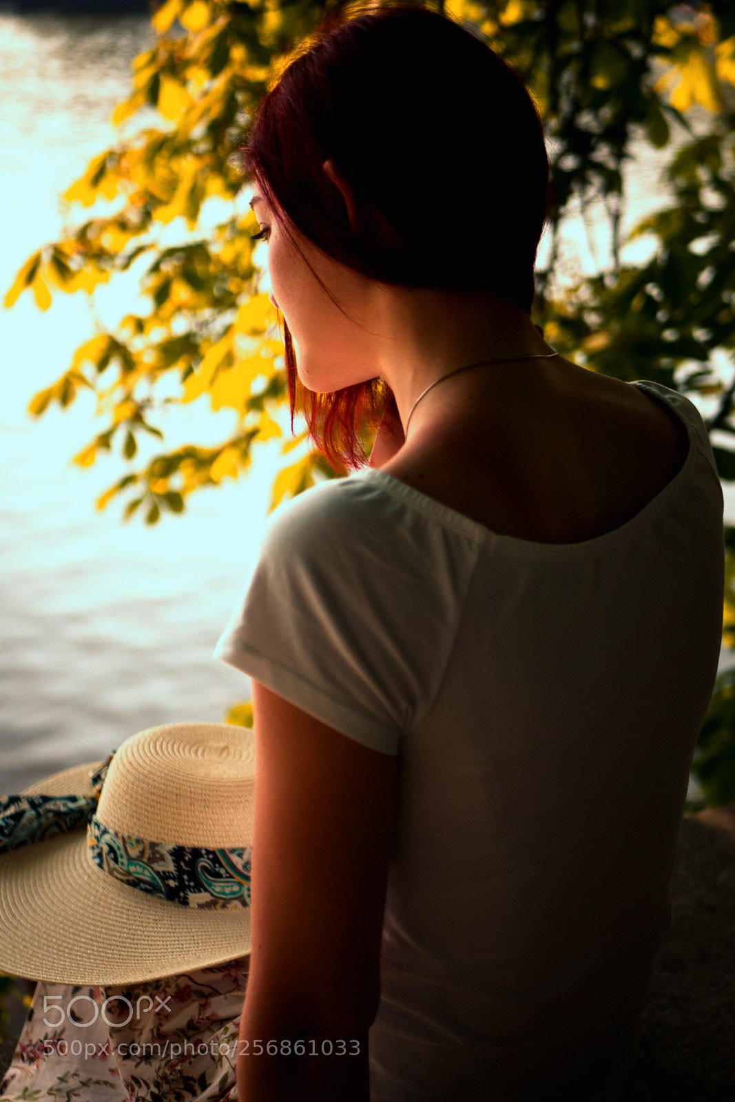 Olympus OM-D E-M10 sample photo. Girl at the river photography
