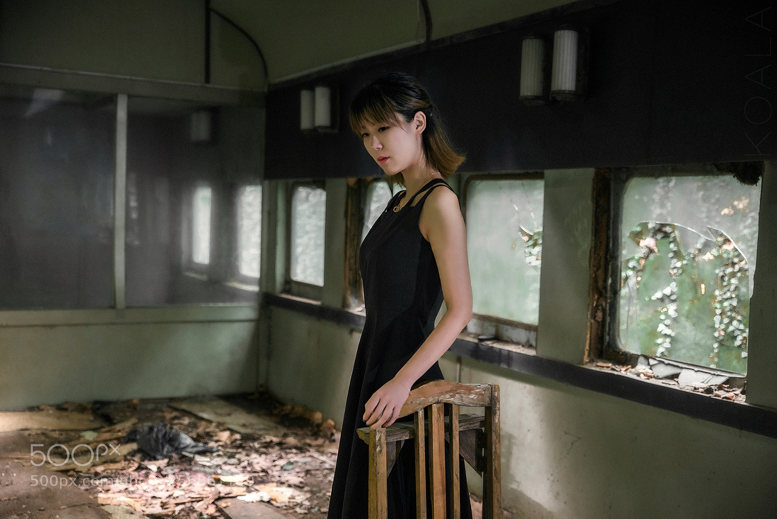 Nikon D810 sample photo. Abandoned train photography
