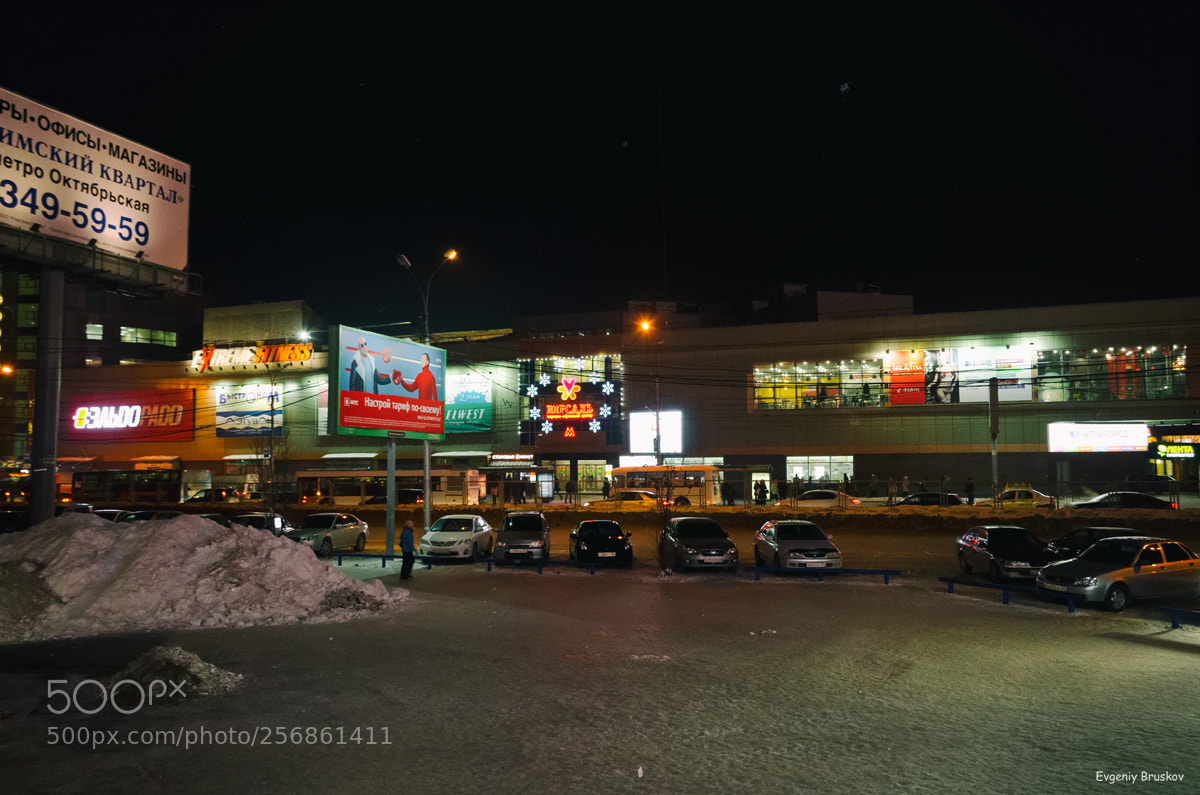 Nikon D7000 sample photo. Вечерний Новосибирск photography