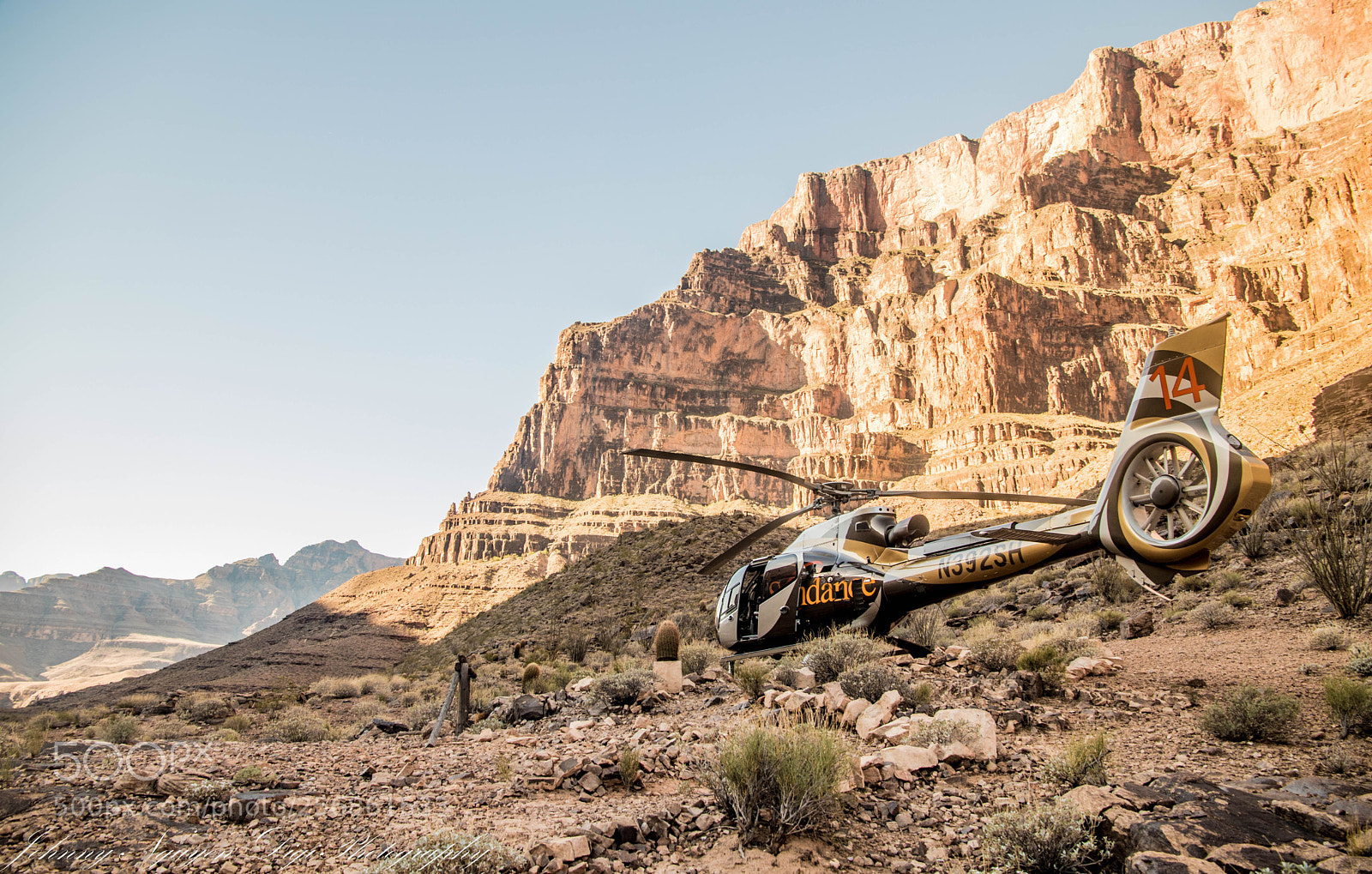 Canon EOS 80D sample photo. Sundance helicopter @ grand canyon photography