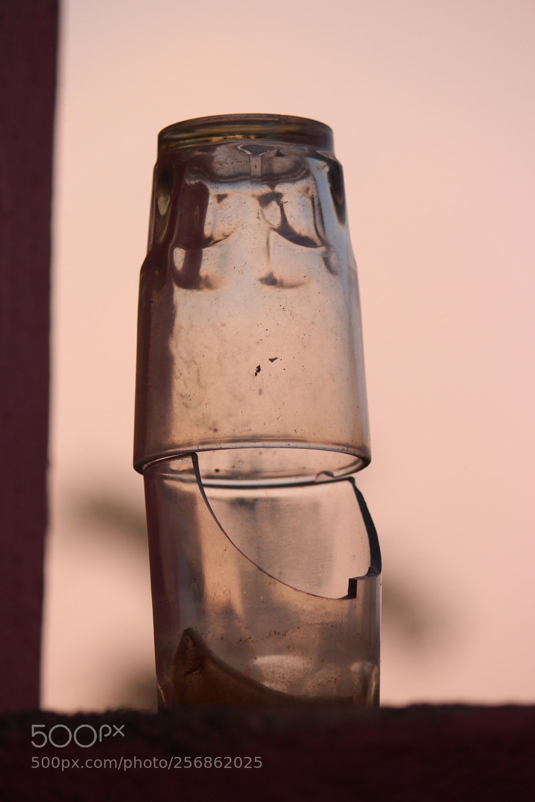 Canon EF-S 55-250mm F4-5.6 IS II sample photo. Broken glass with beautiful photography
