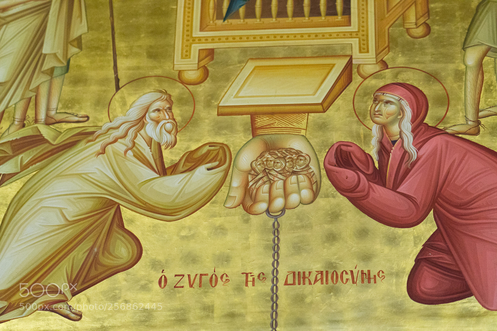 Sony a6500 sample photo. Ortodox church painting israel photography