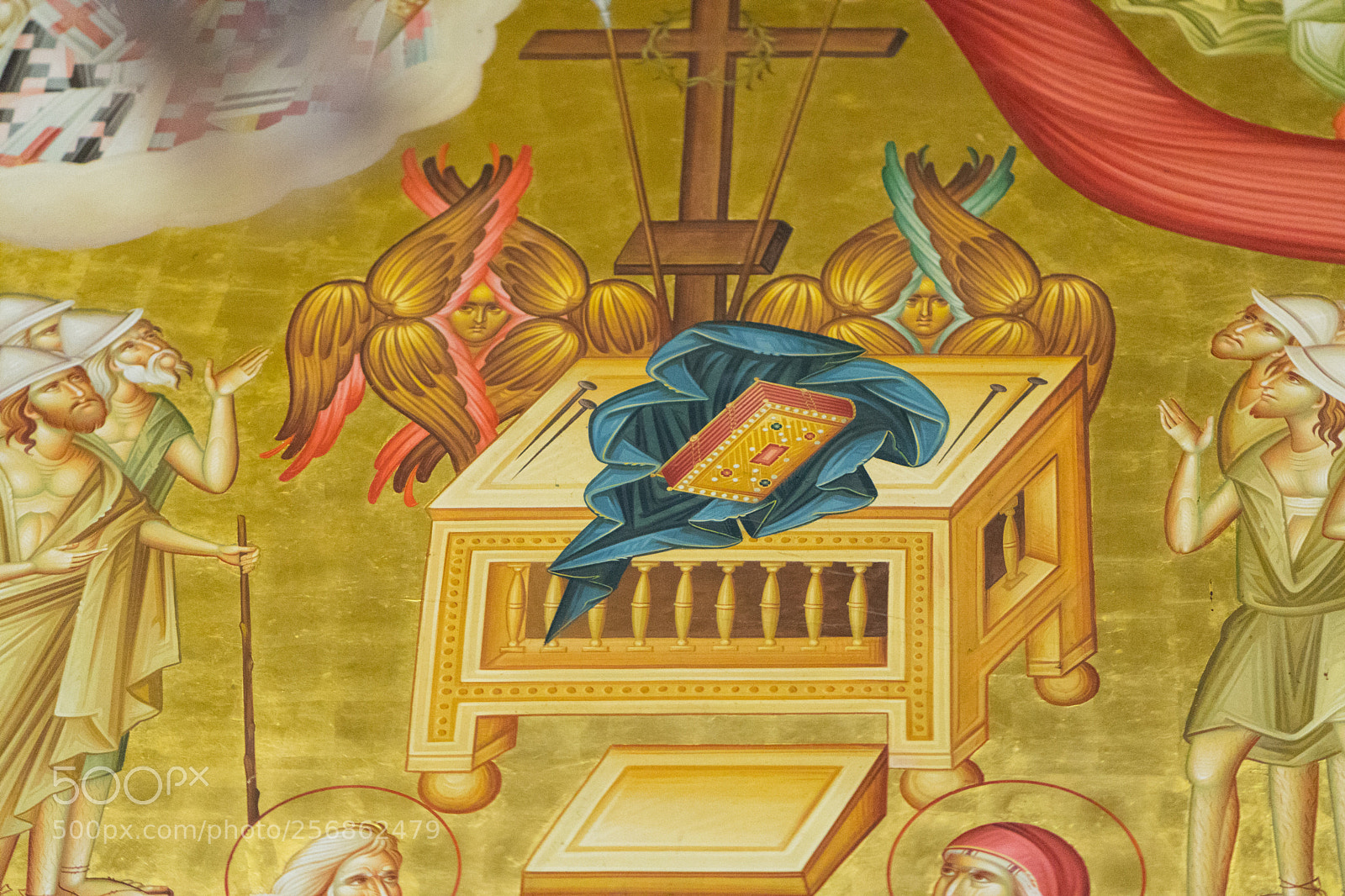 Sony a6500 sample photo. Ortodox church painting israel photography