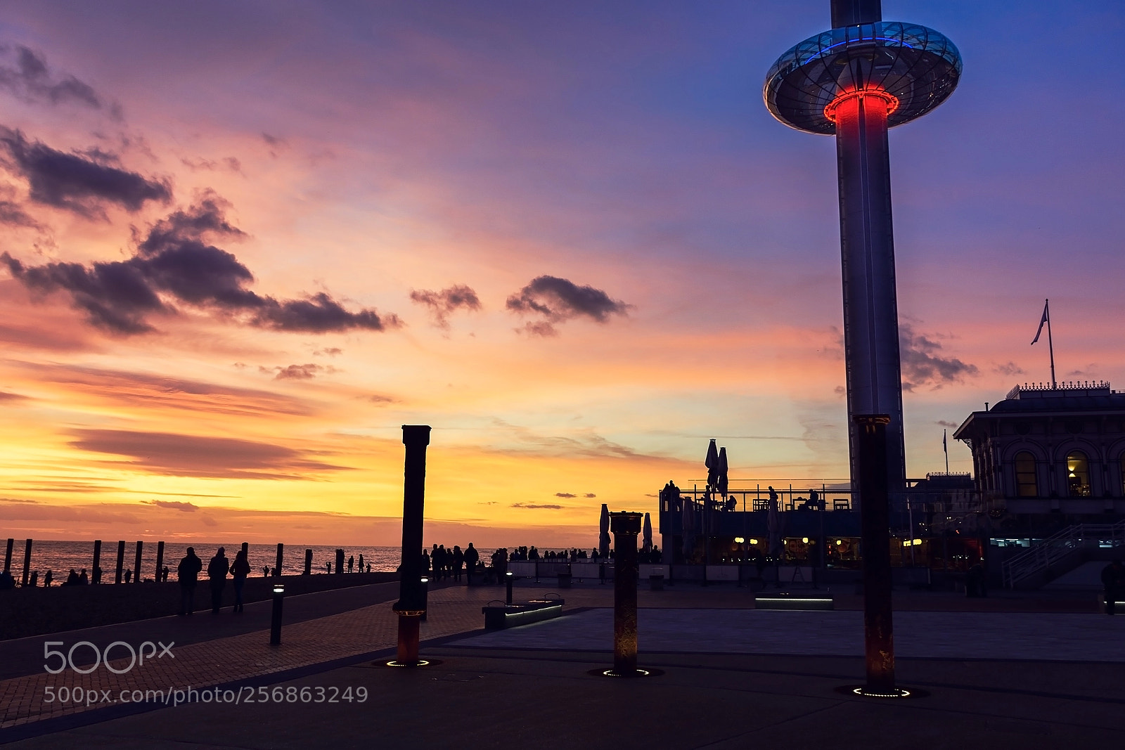 Nikon D7100 sample photo. Sunset in brighton photography