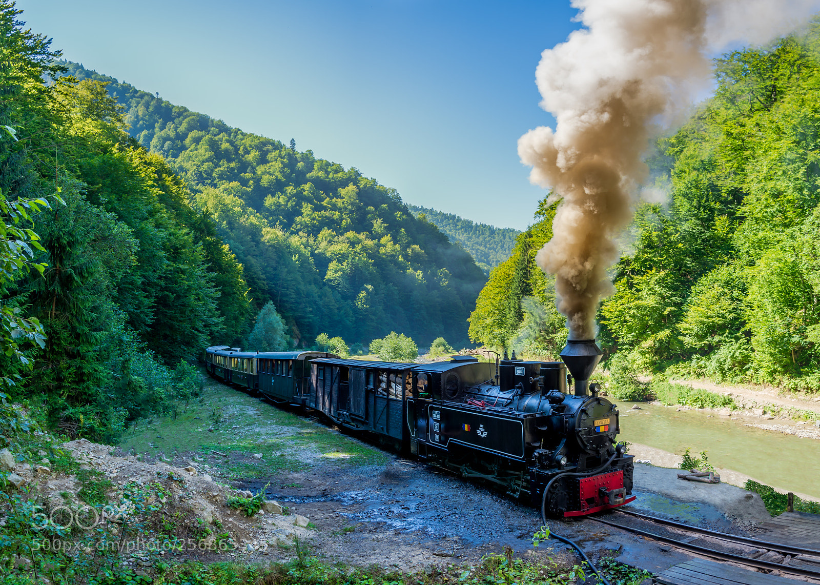 Nikon D7100 sample photo. Steam train photography