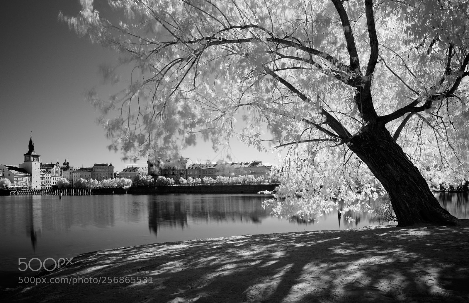Fujifilm X-T2 sample photo. Prague in infrared photography