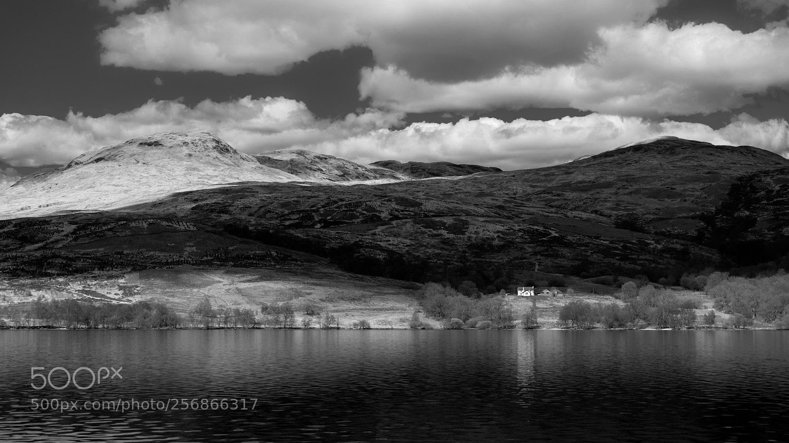 Sony a7R II sample photo. Farmhouse on loch katrine photography