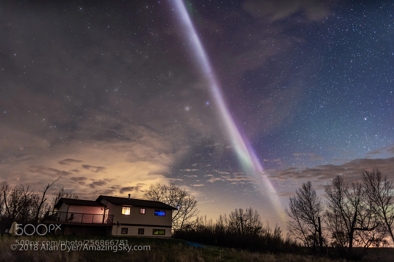 Sony a7 III sample photo. Steve auroral arc over photography