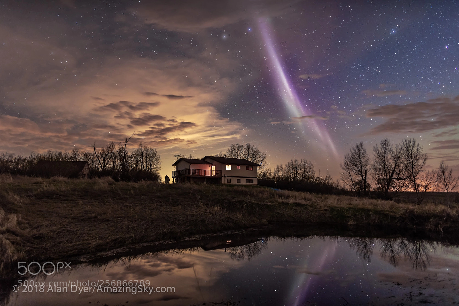 Sony a7 III sample photo. Steve auroral arc over photography