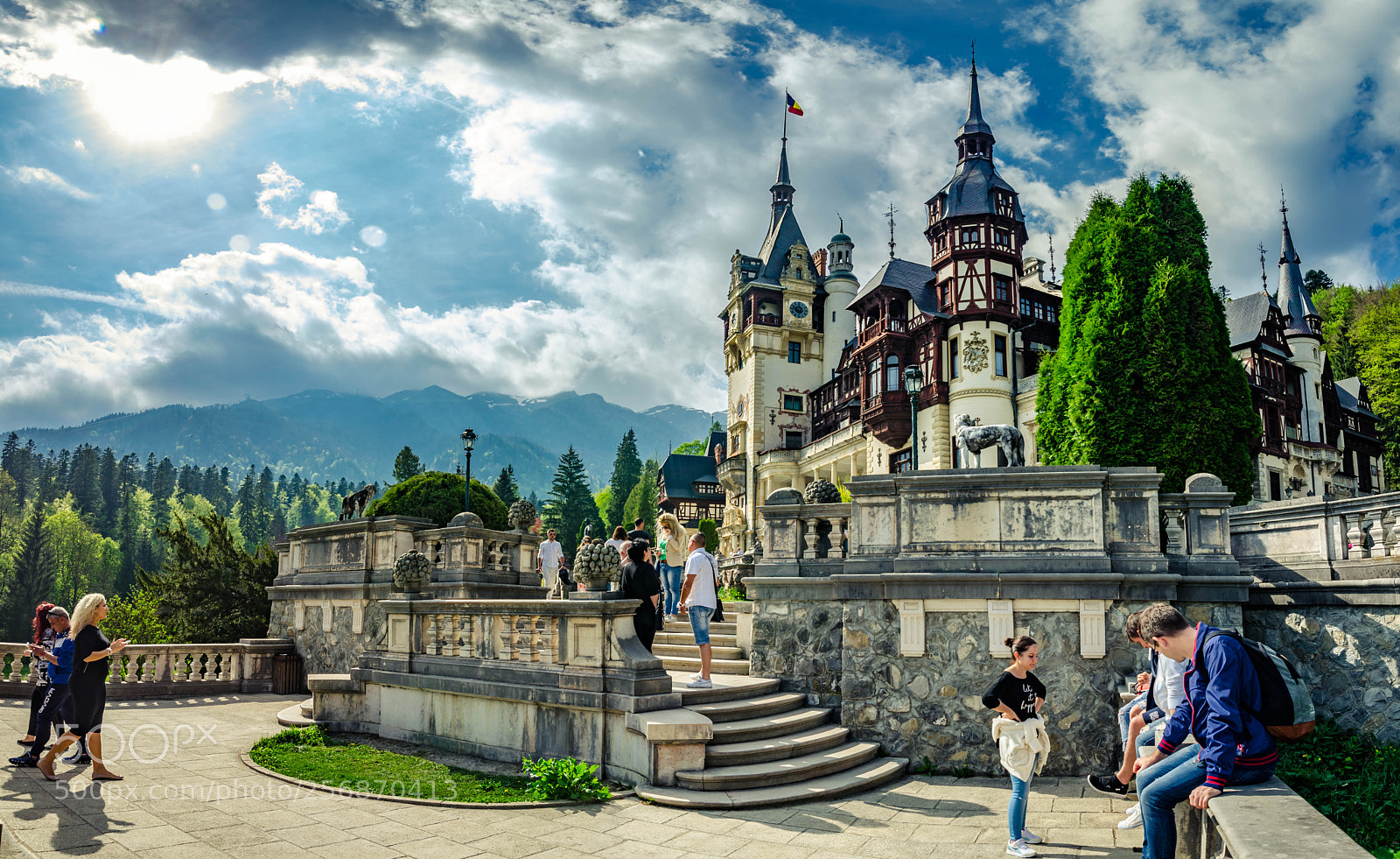 Nikon D5100 sample photo. Peles castle photography