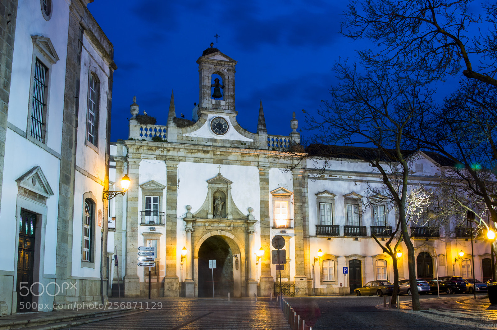 Nikon D90 sample photo. Faro at night old photography