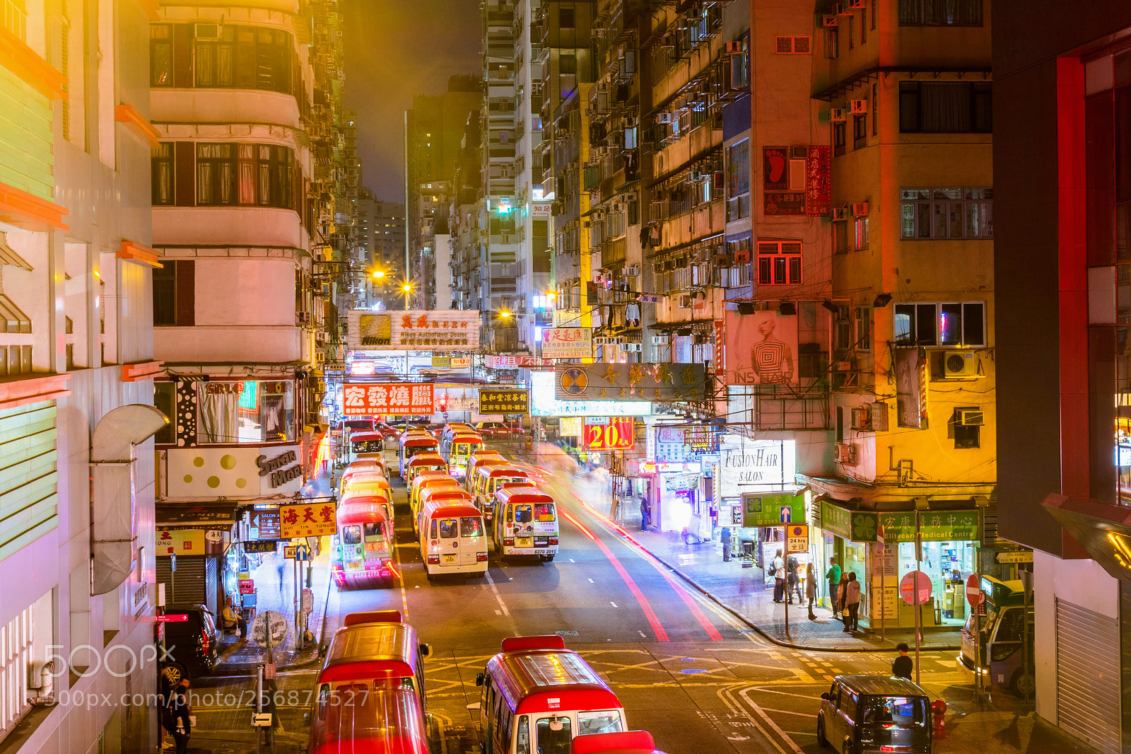 Nikon D500 sample photo. Night of hong kong photography