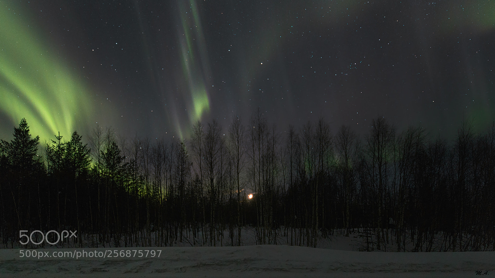 Canon EOS 6D sample photo. Aurora on the finnish photography