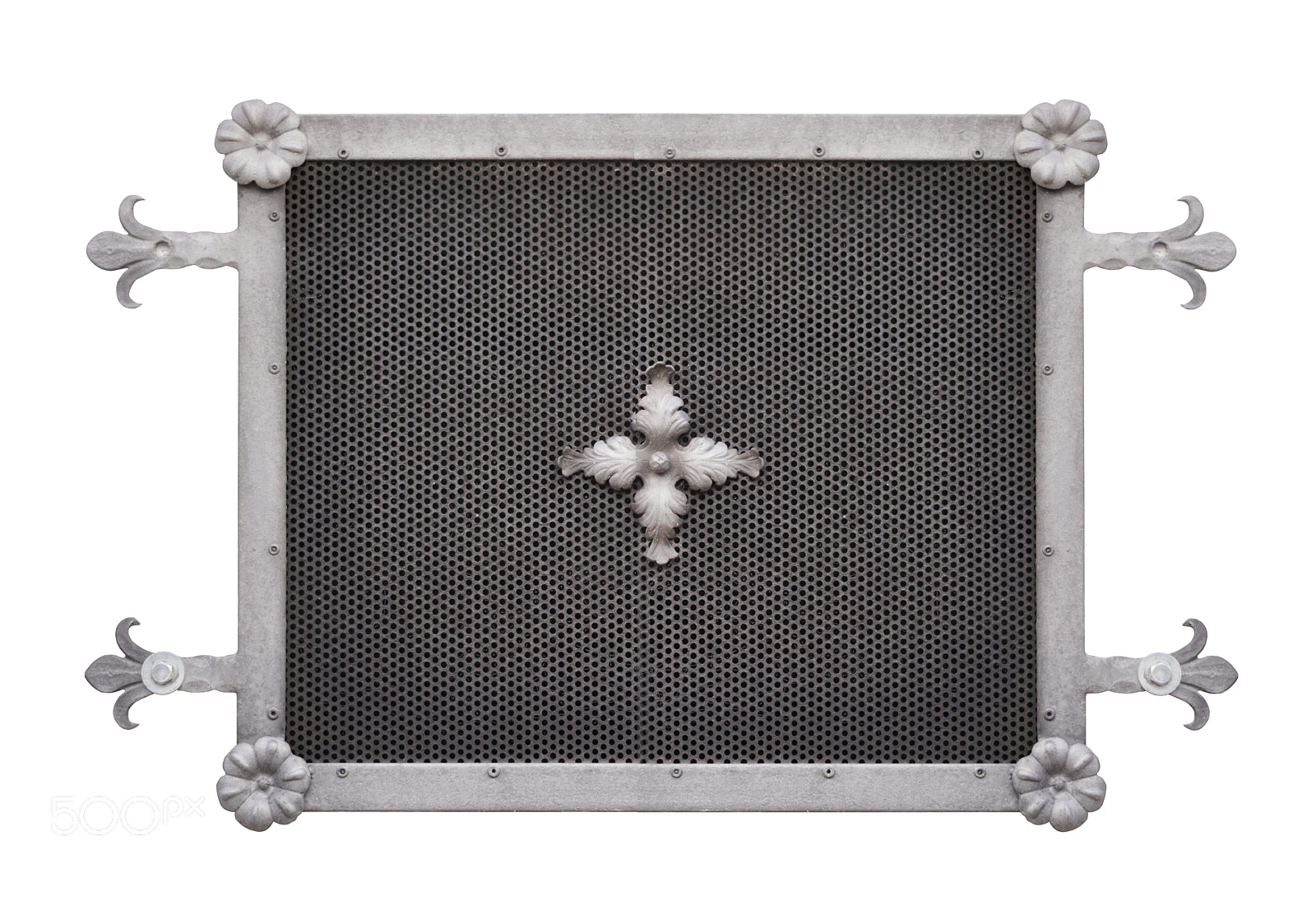Sony a6000 sample photo. Metal grid with ornaments photography