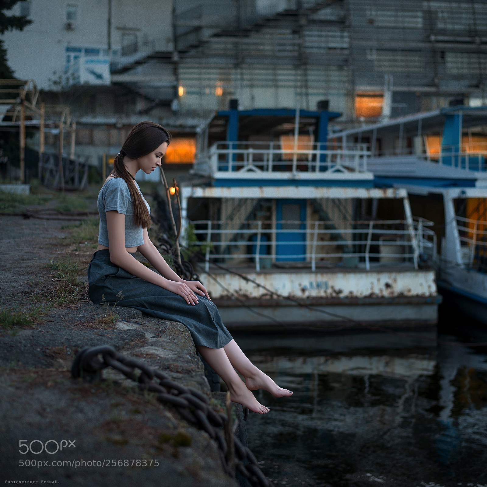 Nikon D610 sample photo. Evening in the village photography
