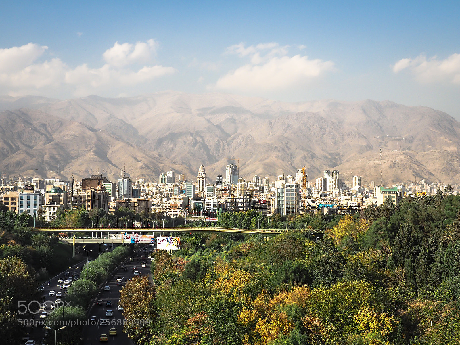 Olympus OM-D E-M10 II sample photo. View over northern tehran photography