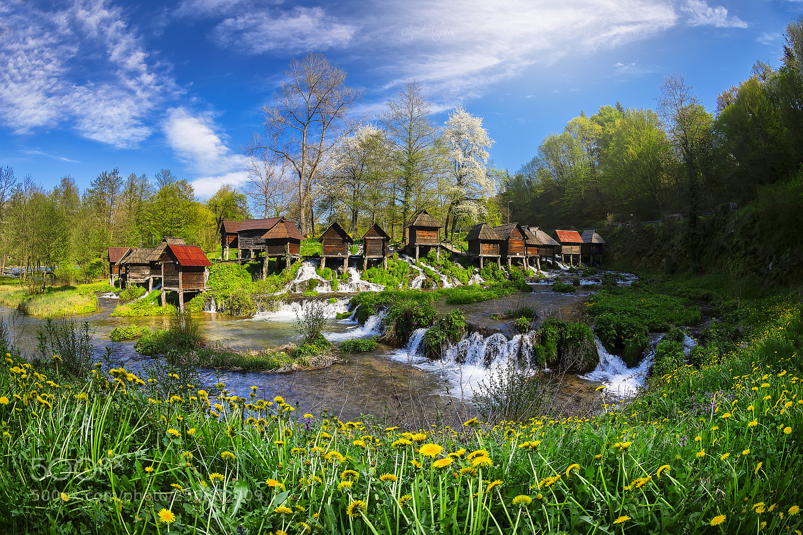 Canon EOS 5D Mark IV sample photo. Watermills of jajce, bosnia photography