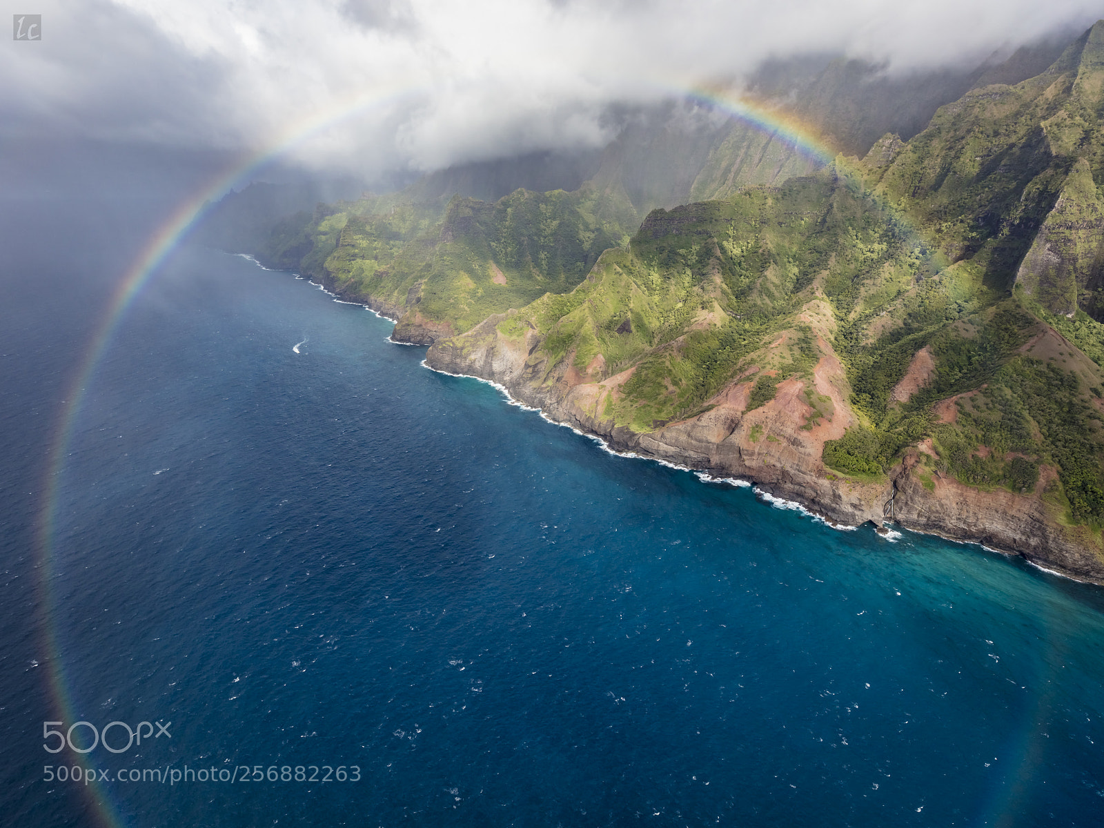 Canon EOS 5DS R sample photo. Na pali coast rainbow photography