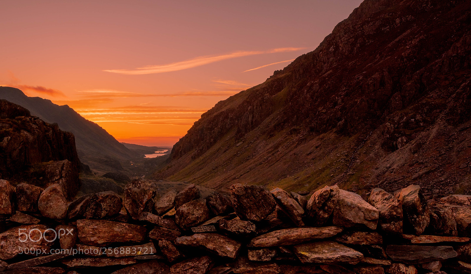 Nikon D750 sample photo. Llanberis pass sunset photography