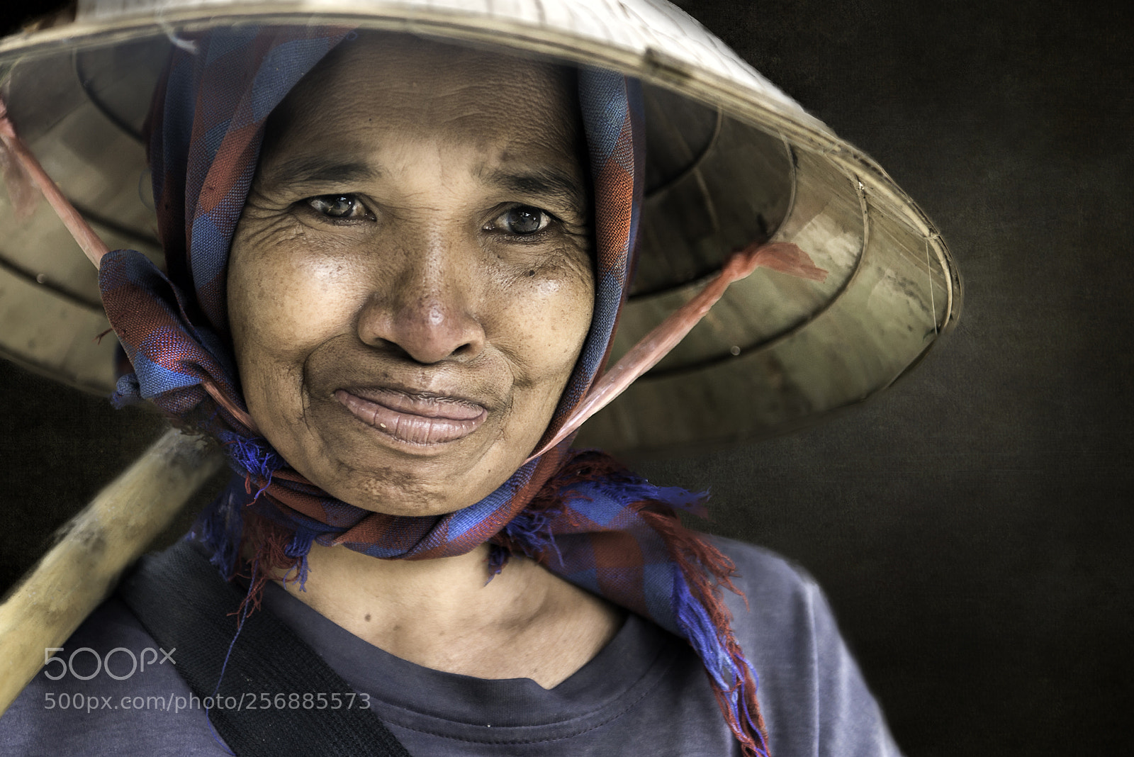 Nikon D800 sample photo. Rice farmer / laos photography