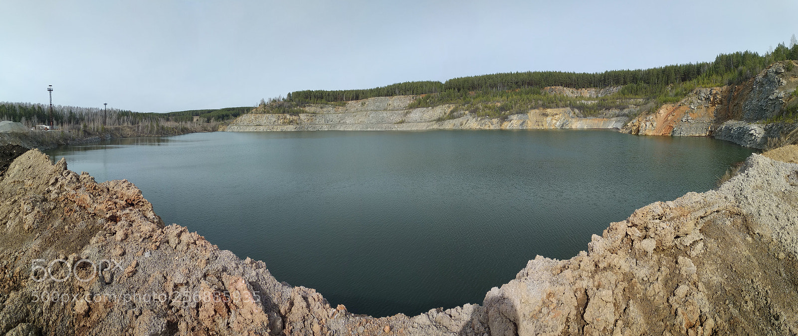 Xiaomi Mi A1 sample photo. Затопленный карьер photography