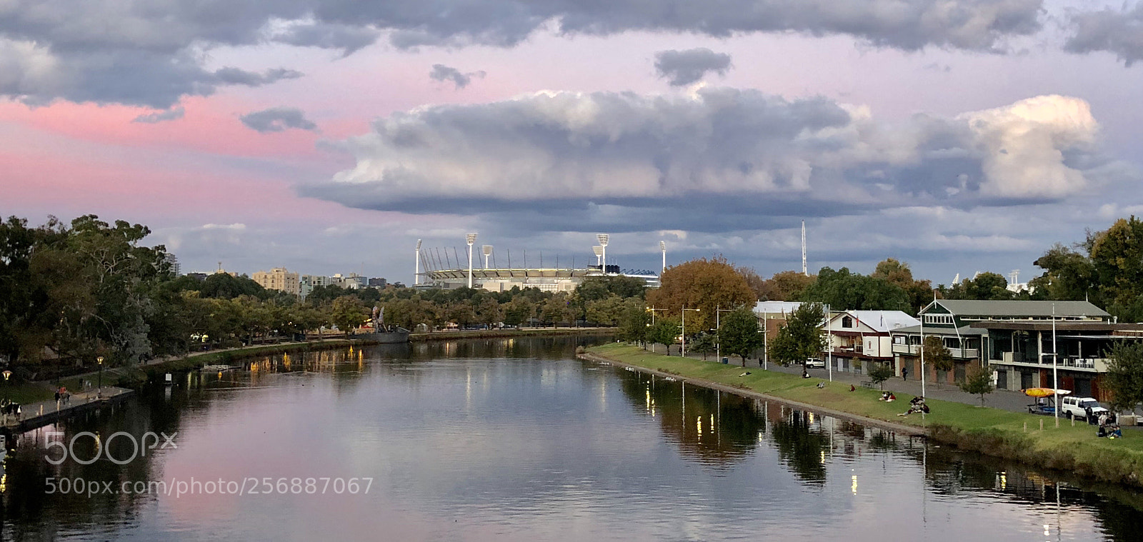 Apple iPhone X sample photo. Stadium storm photography