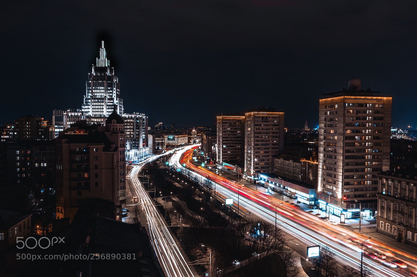 Canon EOS 80D sample photo. Moscow at night photography