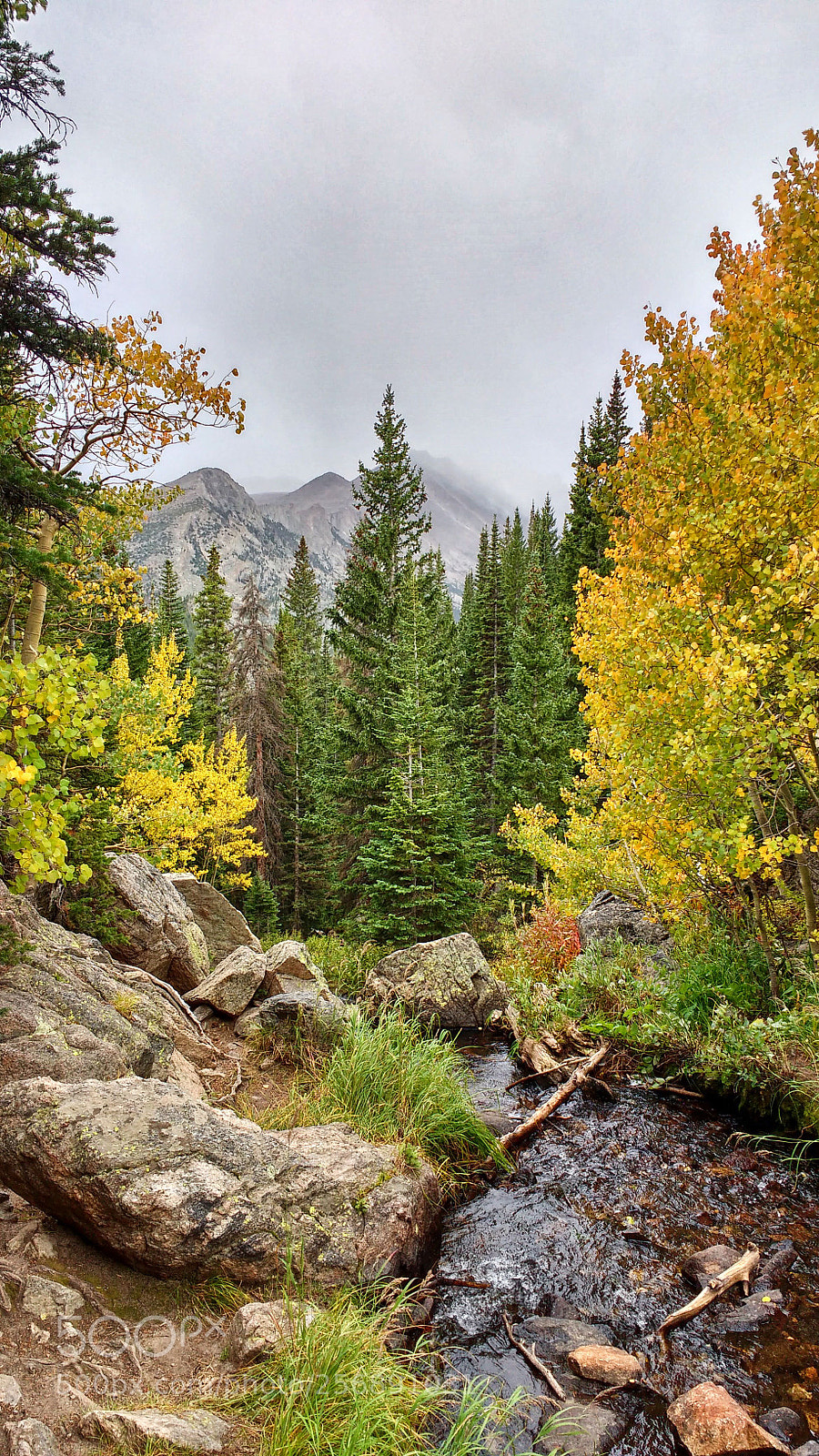 Motorola MotoG3 sample photo. Foggy mountain peaks photography