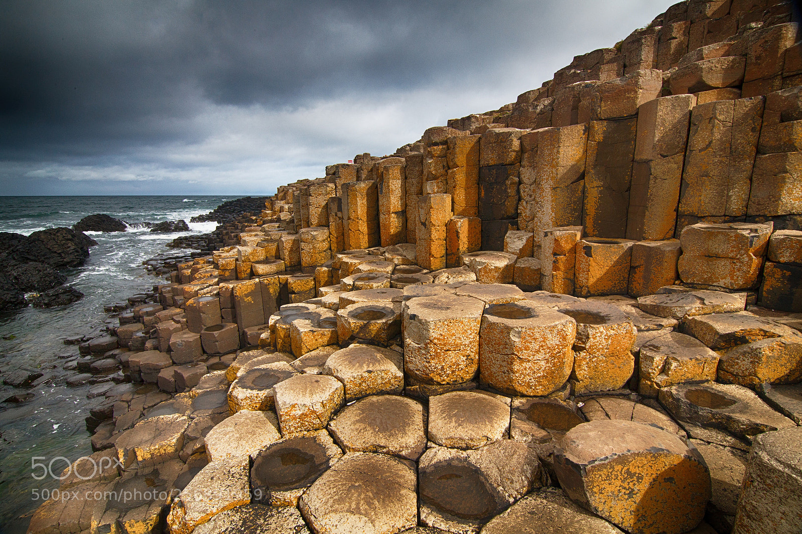 Canon EOS 5D Mark II sample photo. Giant’s causeway photography