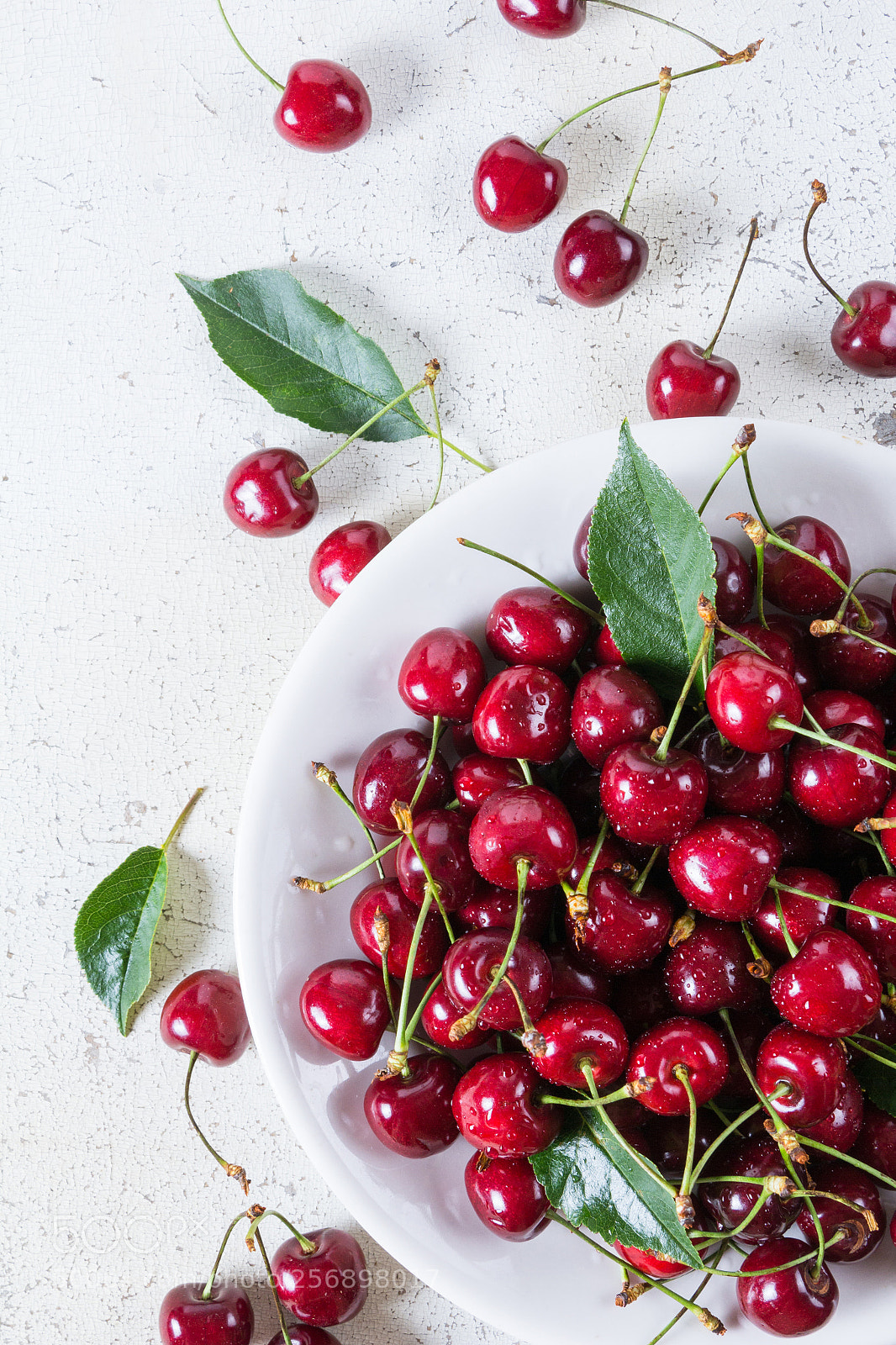 Canon EOS 60D sample photo. Fresh red ripe cherries photography