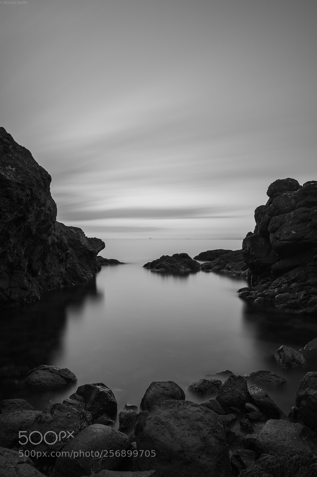 Pentax K-3 II sample photo. Cove bw photography