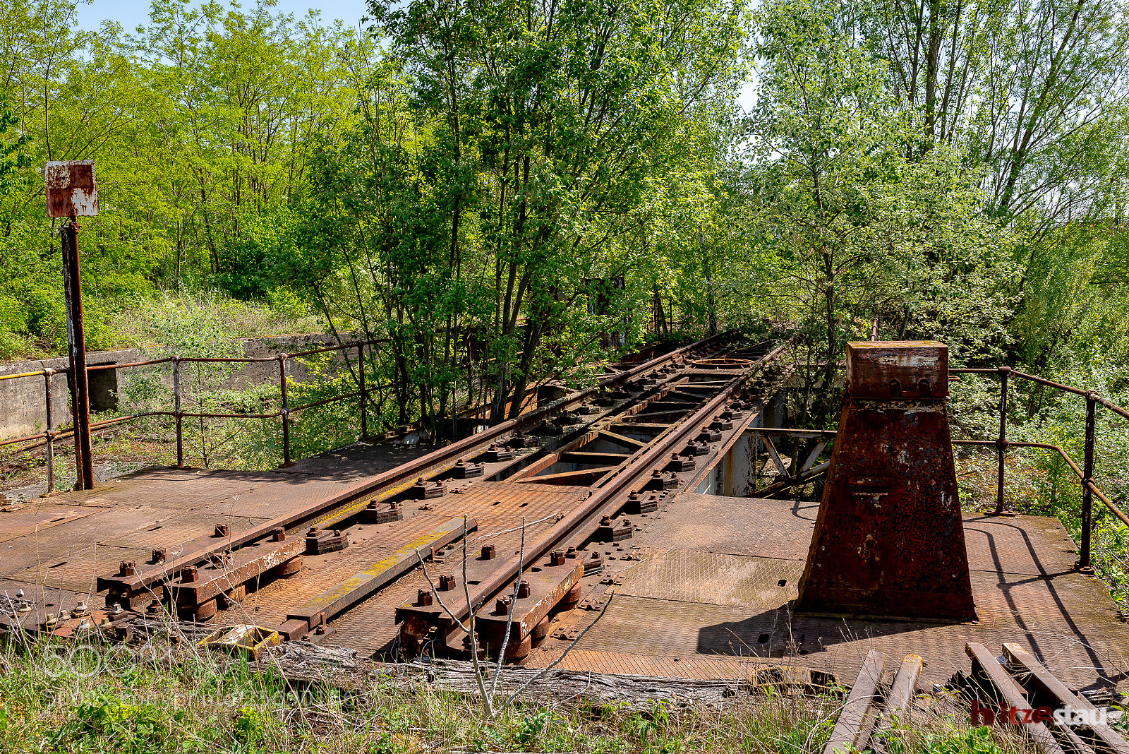 Nikon D610 sample photo. Old railway turntable photography