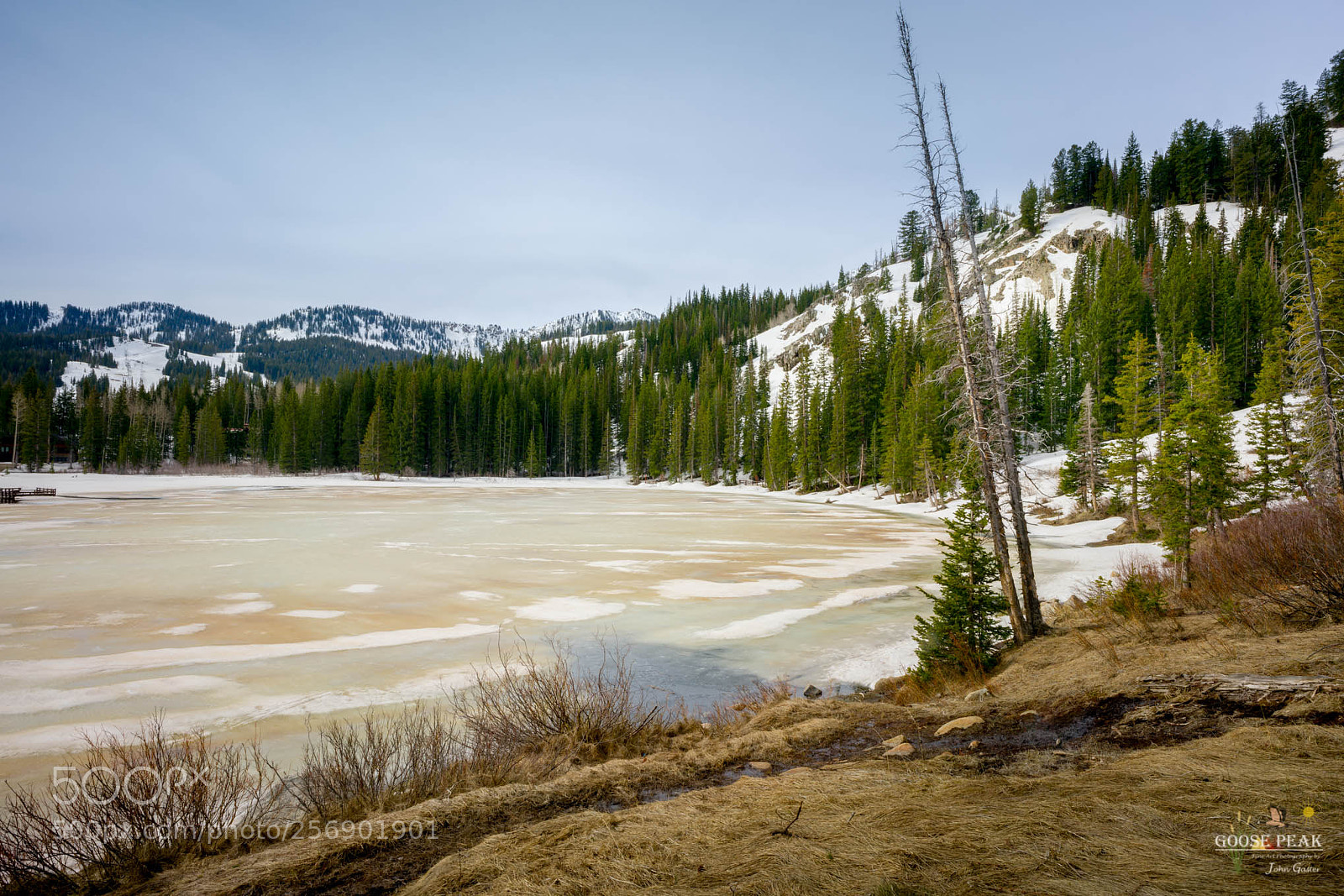 Sony a7R II sample photo. Snowmelt at silver lake photography