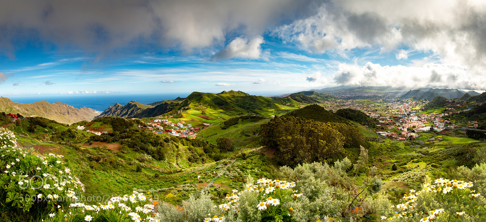Nikon D800 sample photo. Tenerife panorama photography