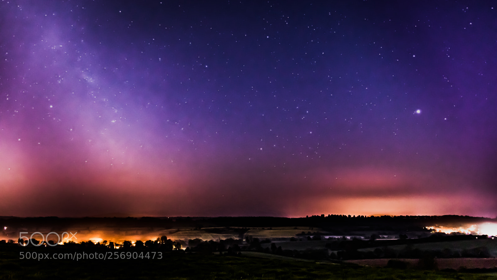 Canon EOS 80D sample photo. Milkyway over villages photography
