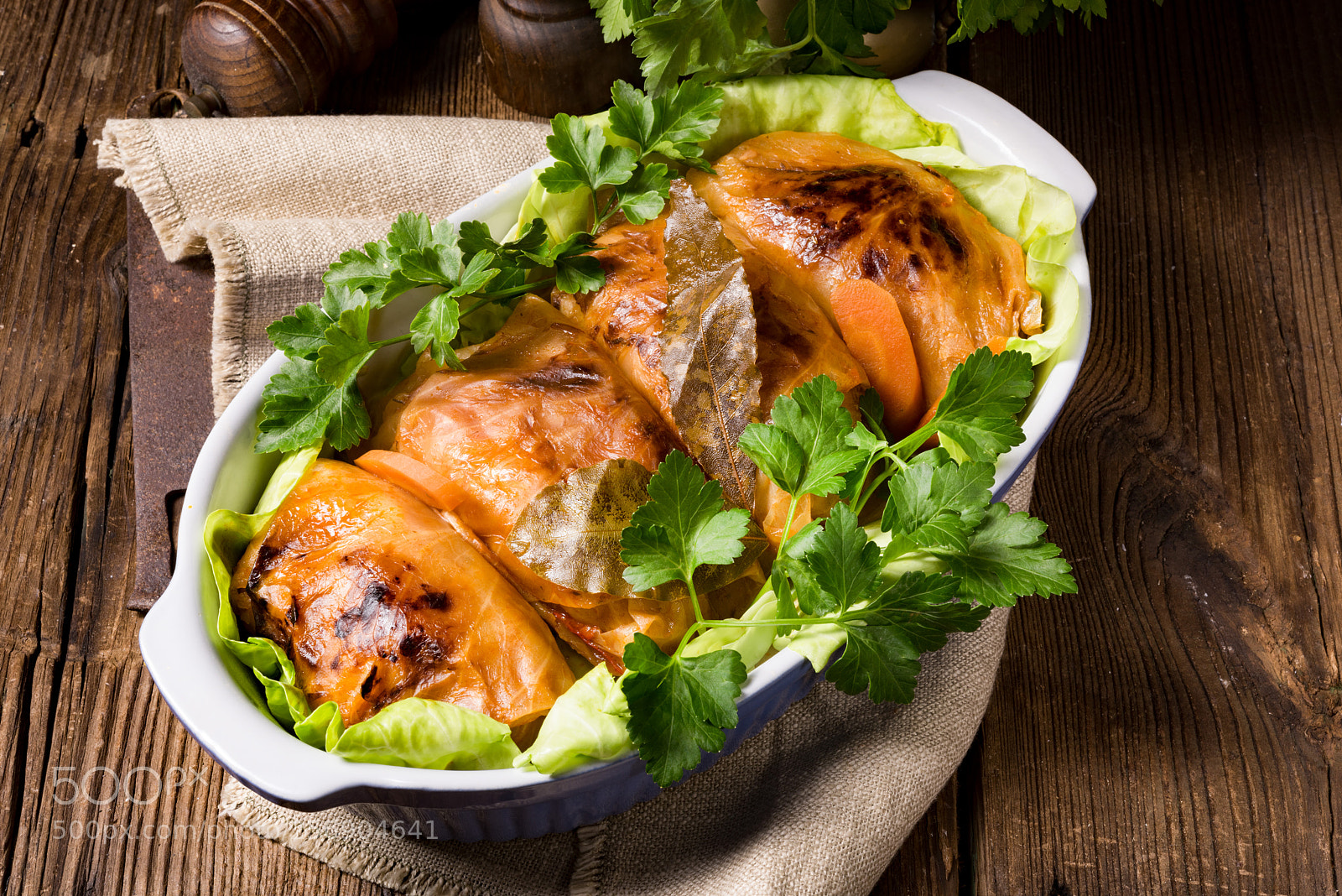 Nikon D810 sample photo. Baked cabbage rolls in photography