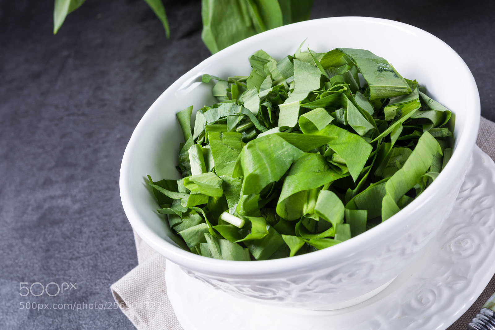 Nikon D810 sample photo. Wild garlic stripes for photography