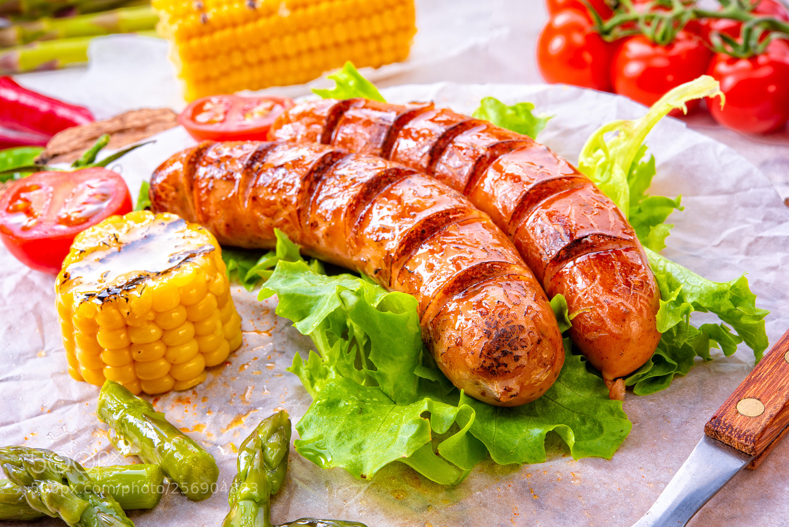 Nikon D810 sample photo. Grilled krakauer sausage with photography