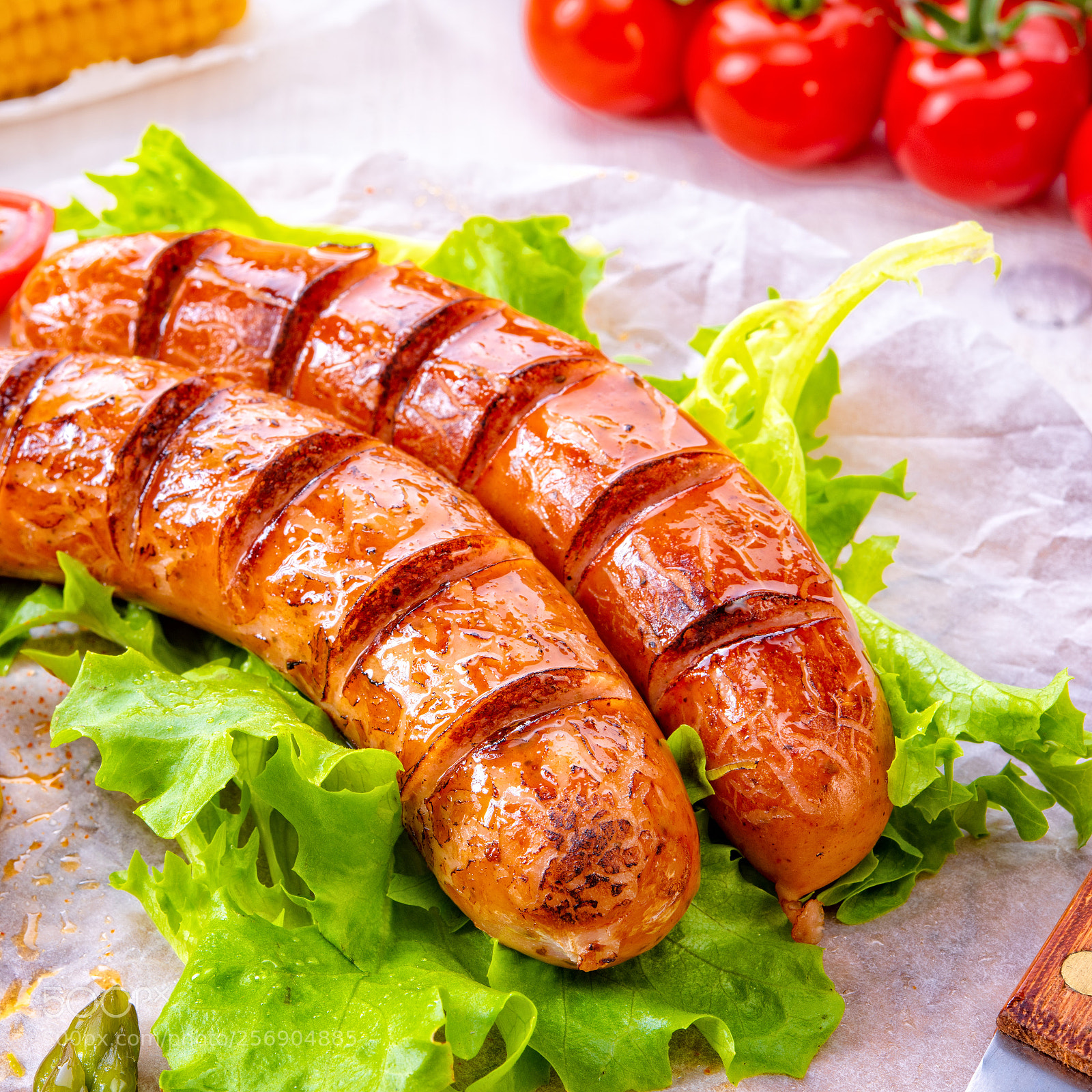 Nikon D810 sample photo. Grilled krakauer sausage with photography
