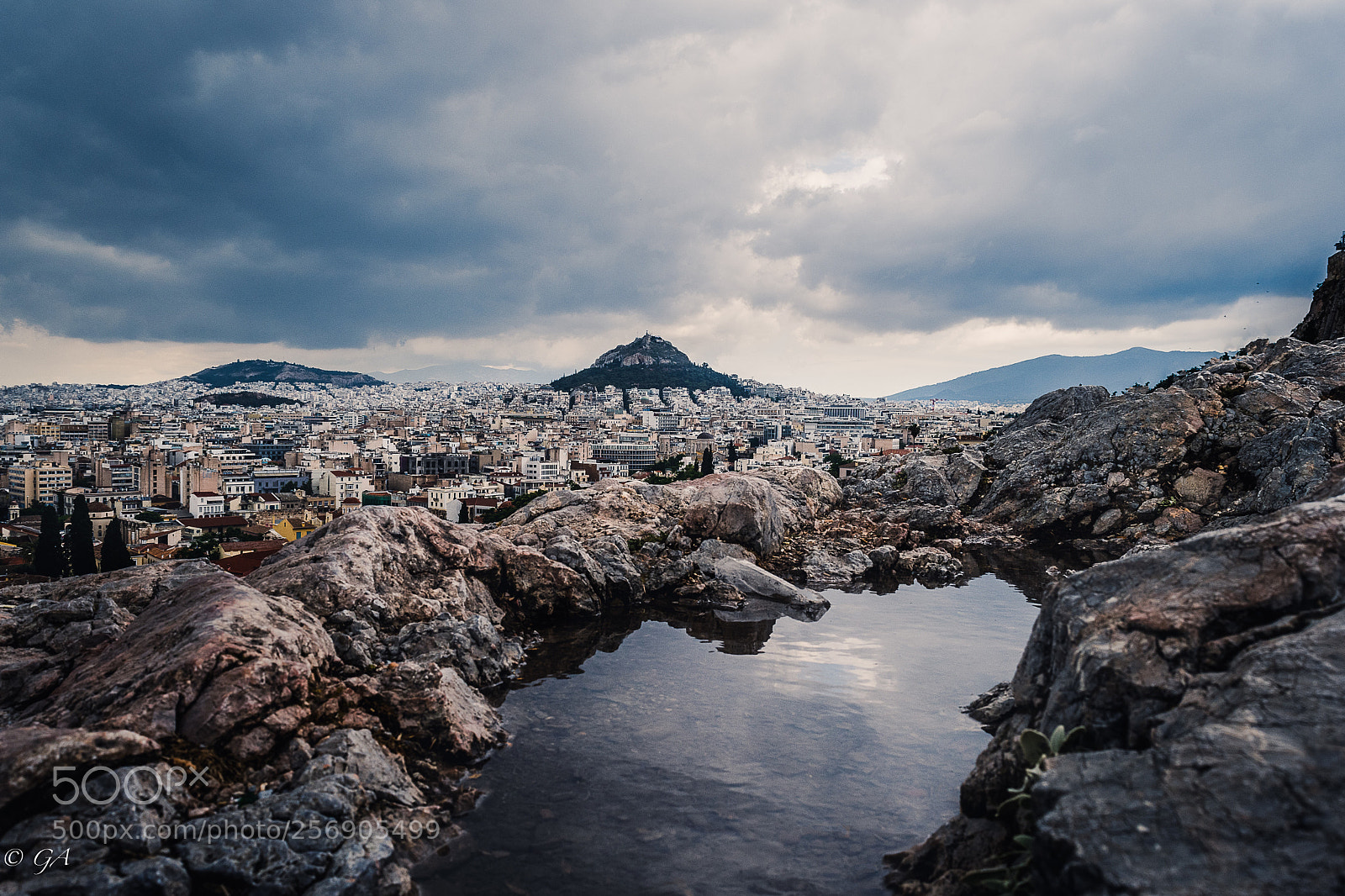 Nikon D7500 sample photo. Rainy athens photography