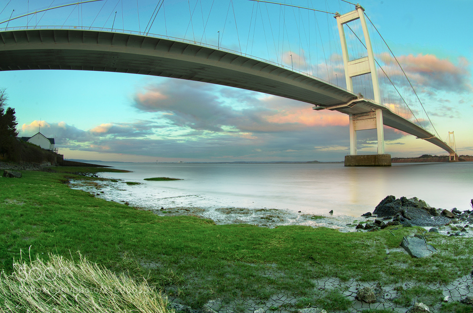 Canon EOS 70D sample photo. Severn bridge at sunset photography