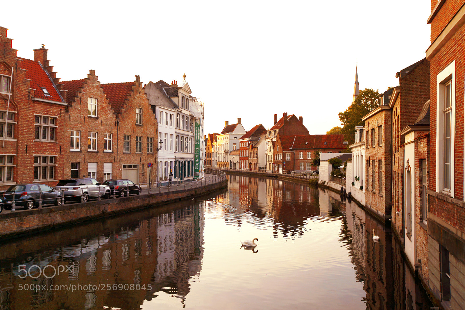 Canon EOS 5D Mark II sample photo. Sunset in brugge photography