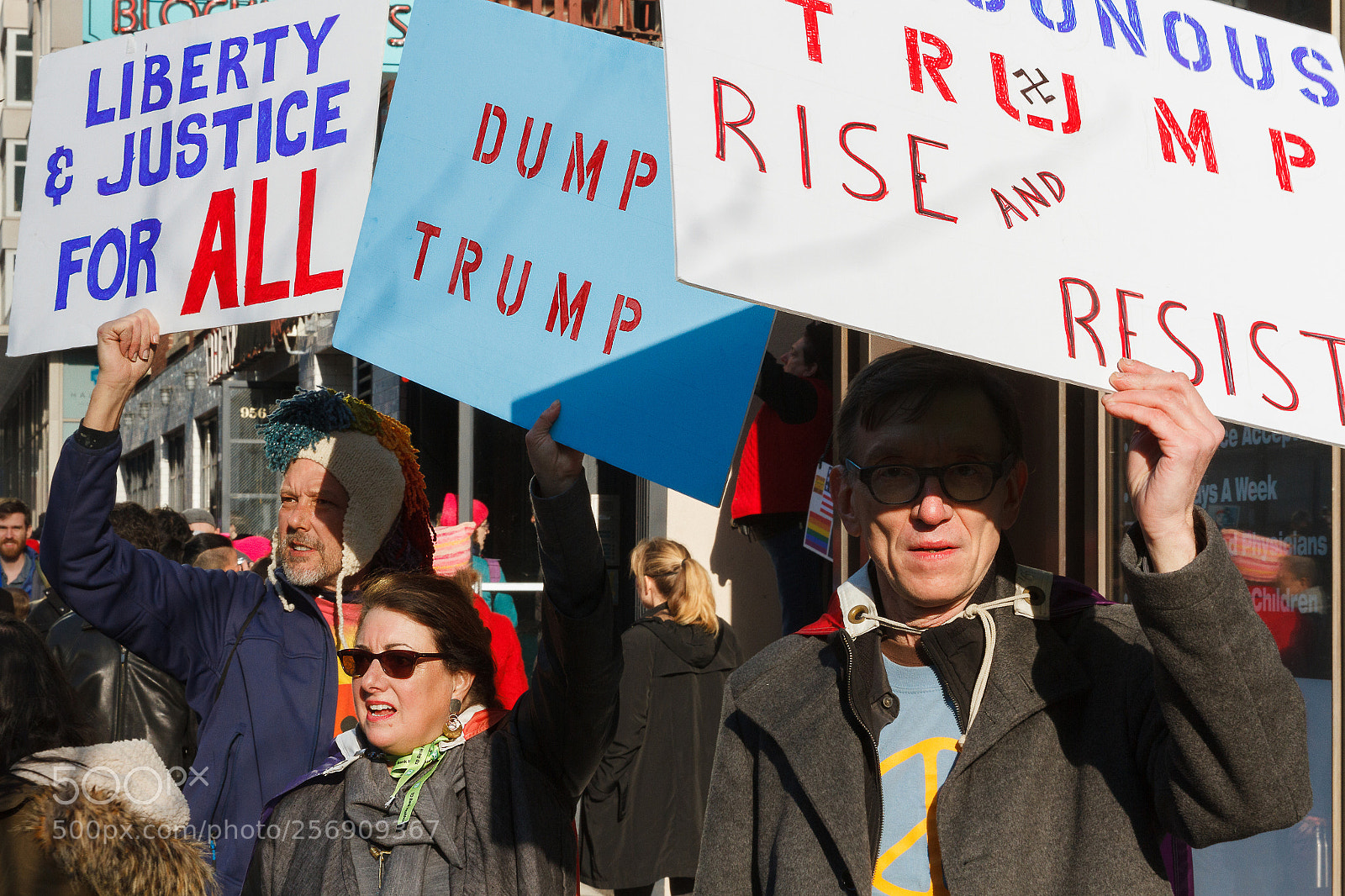 Canon EOS 7D sample photo. 2017 women's march on photography